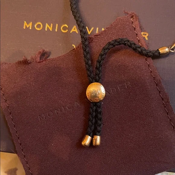 Monica Vinader Gold and Black Bracelet - Picture 2 of 5